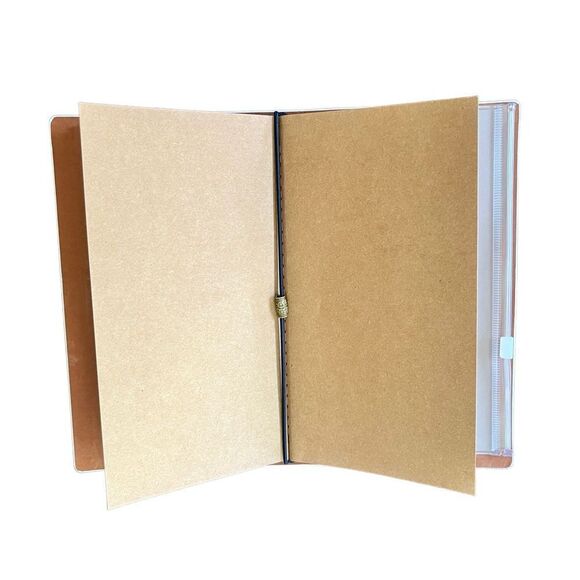 Travelers Notebook Journal Refillable Faux Leather A3 Zodiac Scorpio Blue - Picture 4 of 7